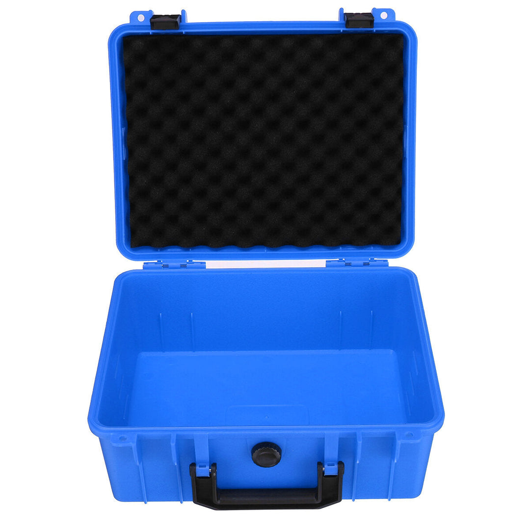 1pc Red,Black,Blue,Yellow Plastic Tool Box Waterproof Tool Box Anti-shock Protection Safety Box Image 12