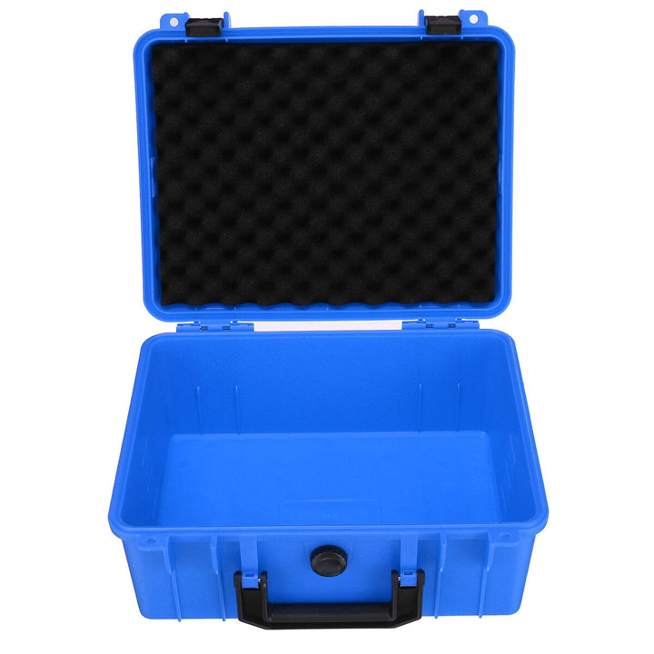 1pc Red,Black,Blue,Yellow Plastic Tool Box Waterproof Tool Box Anti-shock Protection Safety Box Image 12