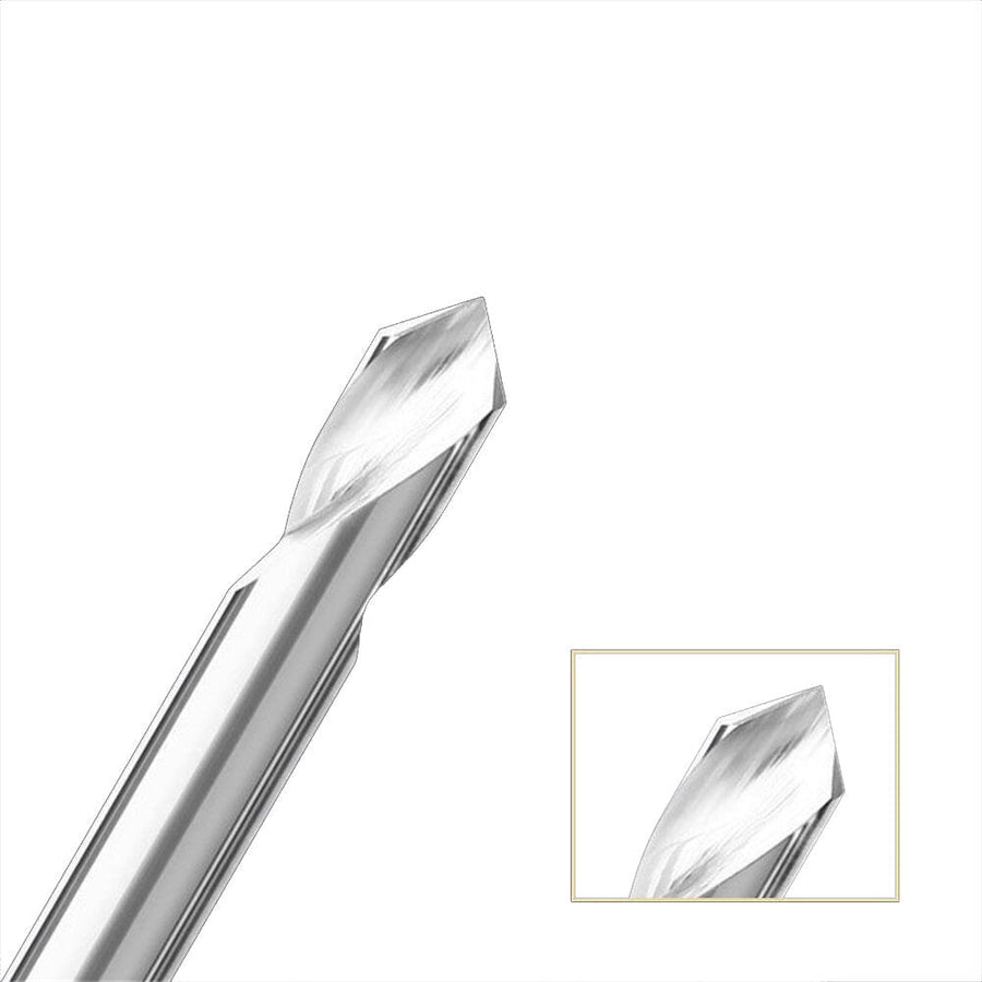 2 Edge 90 Degree Centering Drill Aluminum Fixed Point Drill Carbide Knife Gong Knife Cnc Tool Without Coating Image 1