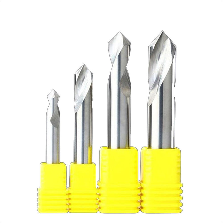 2 Edge 90 Degree Centering Drill Aluminum Fixed Point Drill Carbide Knife Gong Knife Cnc Tool Without Coating Image 5