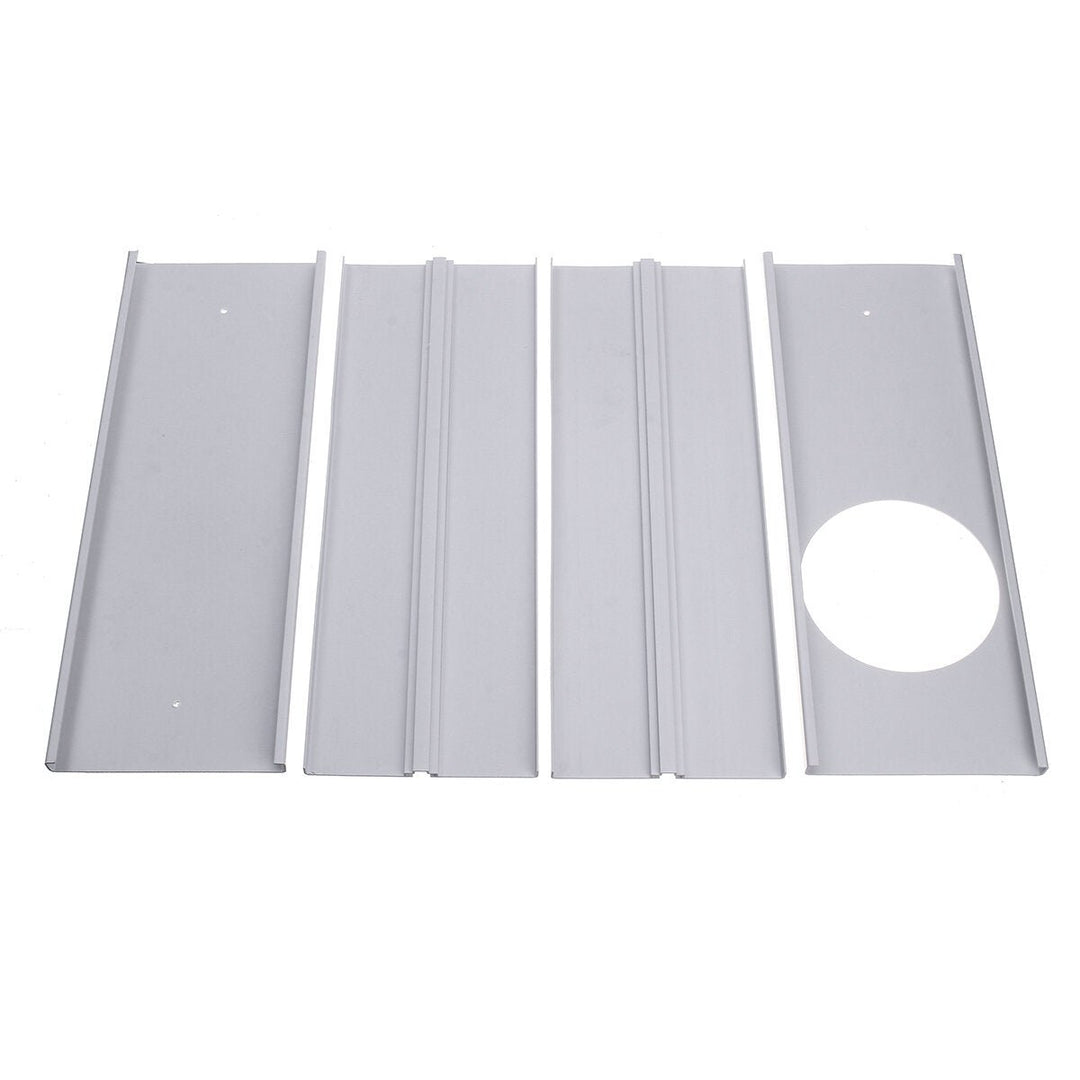 160cm 4pcs Window Slide Kit Adjustable Plate Air Conditioner Wind Shield For Portable Air Conditioner DTTT Image 1