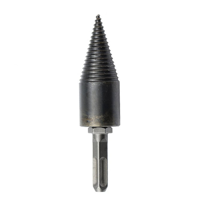 1Pc 32,42mm HSS Round,Square,Hexagonal Shank Firewood Drill Bit Splitter Wood Split Cone Drill Bit For Tree Cutting Image 1