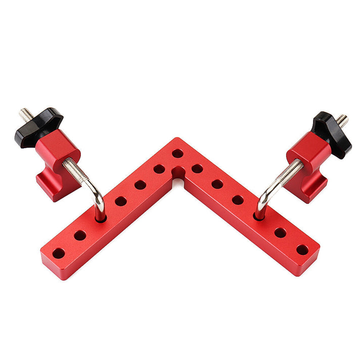 2 Set Woodworking Precision Clamping Square L-Shaped Auxiliary Fixture Splicing Board Carpenter Square Ruler Image 3