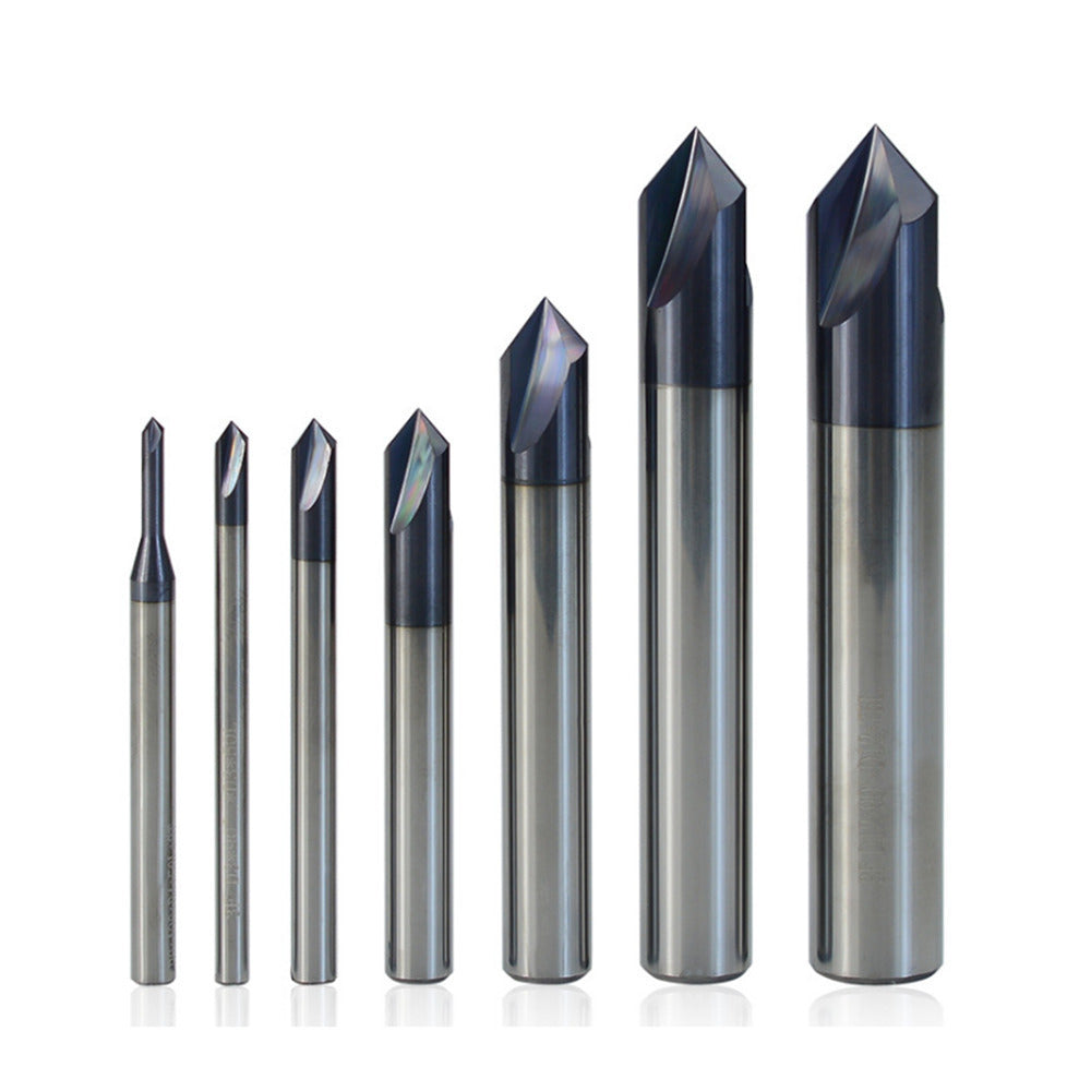 2-12mm 120 Degree Chamfer Mill 3 Flutes CNC Milling Cutter V Shape End Mill CNC Router Bit Image 2