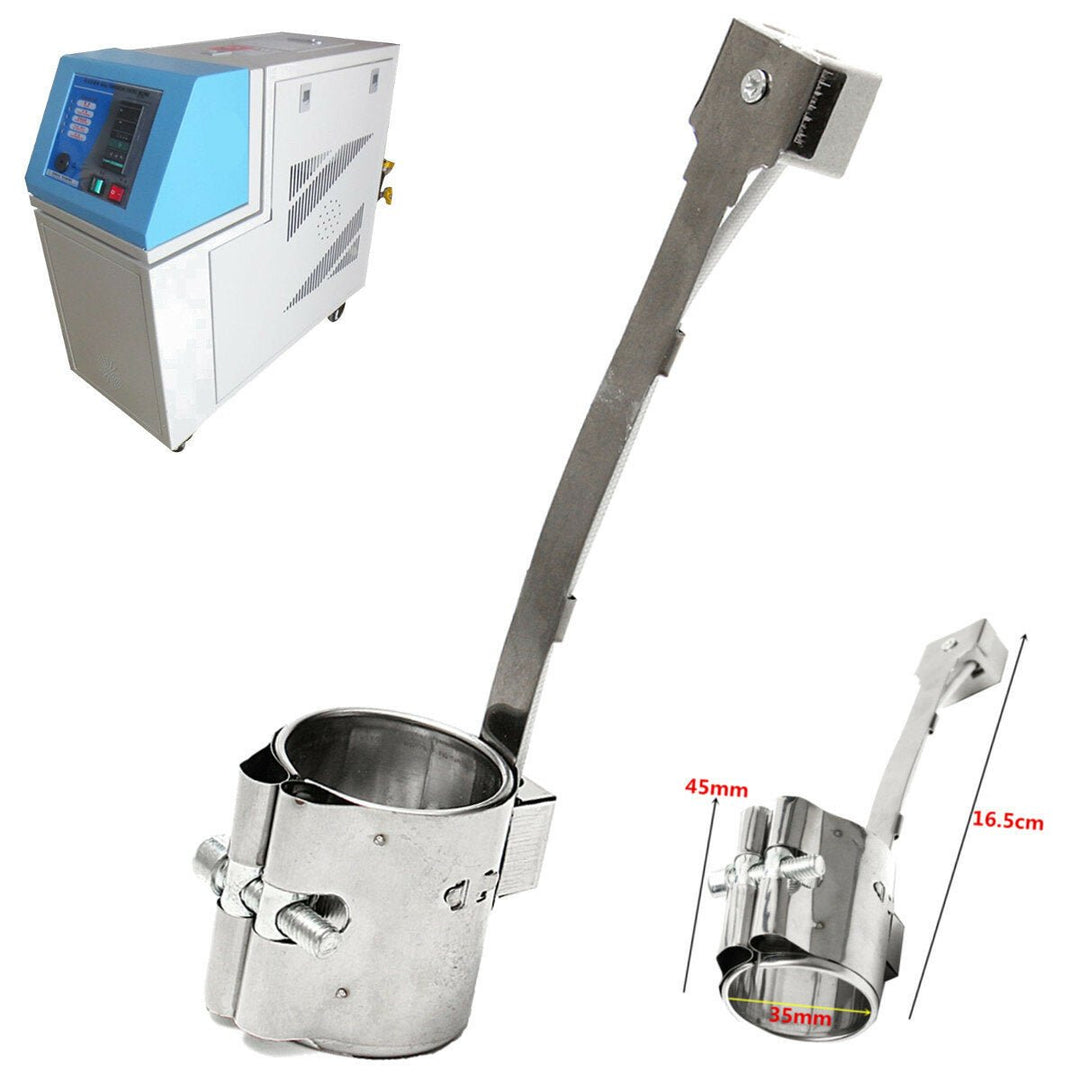 220V 150W 35x45mm Injection Machine Stainless Steel Band Heater 2 Wire Ceramic Plug Image 9