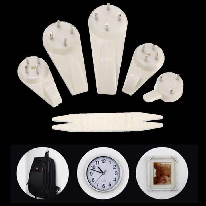 22pcs Oil Painting Wedding Photos Hard Wall Picture Hanging Frame Hooks Set Kit Tool Image 2