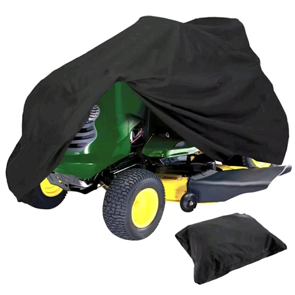 210D Woven Polyester Fiber Oxford Cloth Tractor Cover Waterproof Lawn Mower Tractor Storage Cover Outdoor UV Protection Image 1