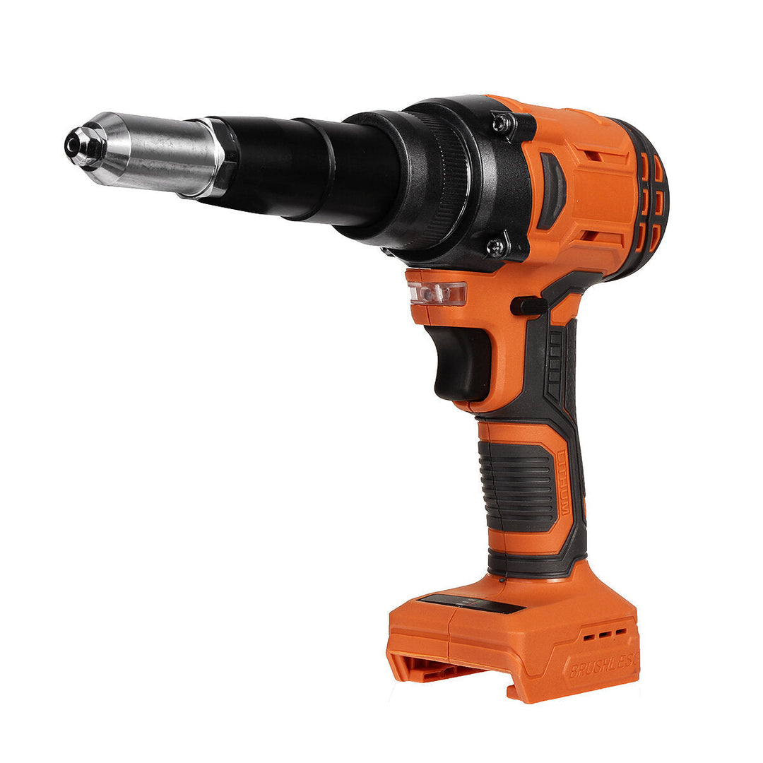 21V Electric Rivet Cordless Rivet Nut Drill Insert Nut Pull Riveting Tool 2.4-4.8mm With LED Light Image 1