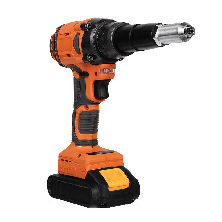 21V Electric Rivet Cordless Rivet Nut Drill Insert Nut Pull Riveting Tool 2.4-4.8mm With LED Light Image 7