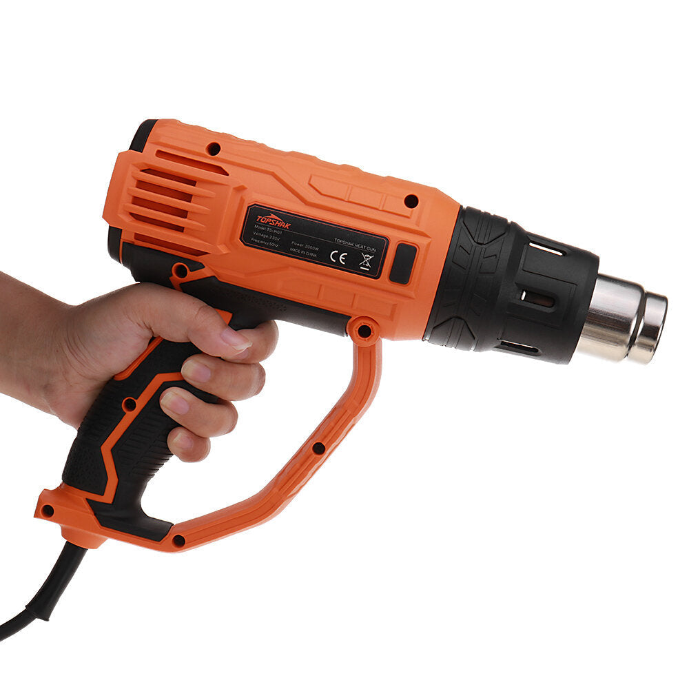 2000W HotAirGuns 8 Levels Temperature 3Modes Heat Guns Kit W, 4 Nozzles for Stripping Paint Removing Rusted Bolt Image 5