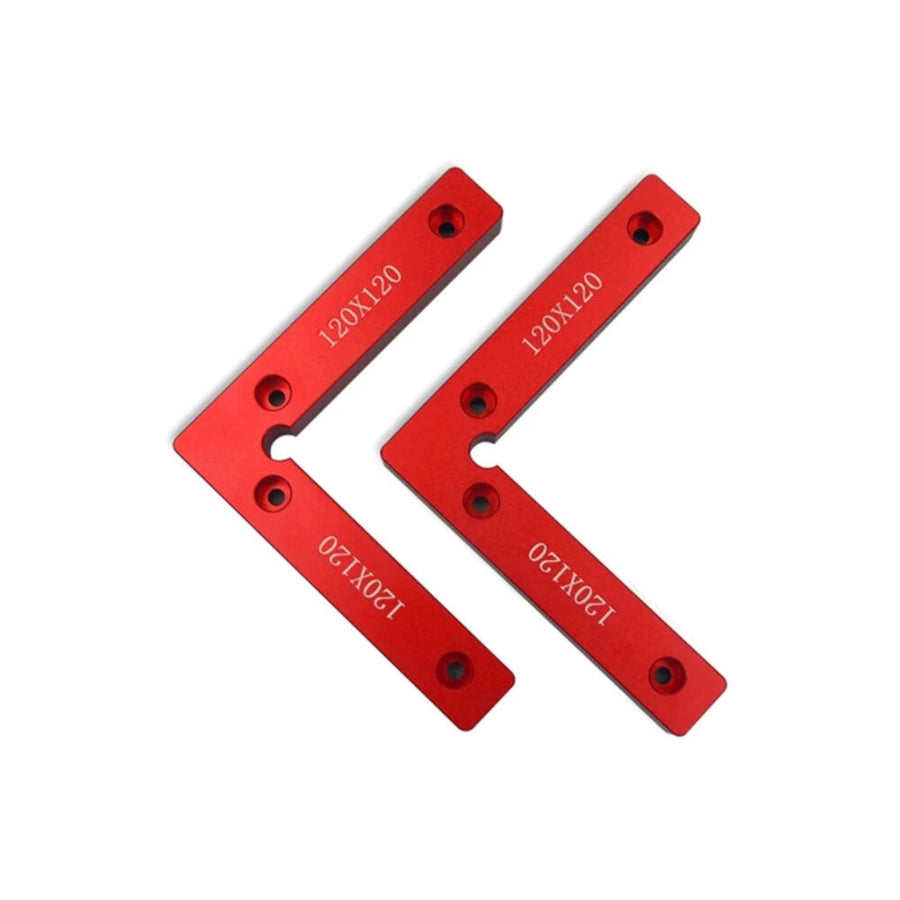 2pcs Aluminum 90 Degree Precision Positioning L Squares Block Positioning Right Angle Ruler Clamping Measure Tools Image 1