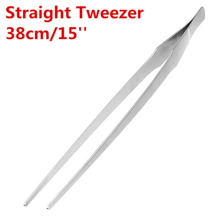 Aquarium Straight,Curve Tweezer Maintenance Tools Kit For Fish Tank Live Plants Grass Image 1