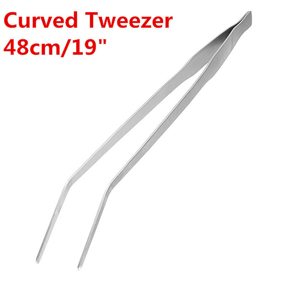 Aquarium Straight,Curve Tweezer Maintenance Tools Kit For Fish Tank Live Plants Grass Image 4