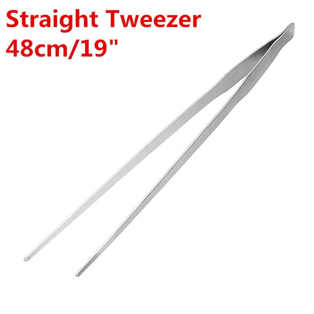 Aquarium Straight,Curve Tweezer Maintenance Tools Kit For Fish Tank Live Plants Grass Image 1