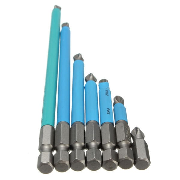 25-150mm Magnetic Hex Anti Slip Screwdriver Bit Long Screw Nut Torx PH2 Image 3