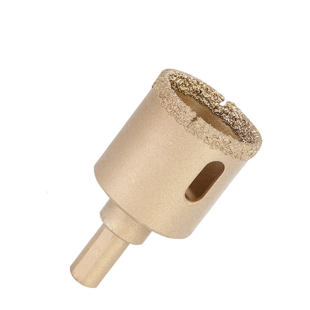 25-60mm Brazed Hole Saw Cutter Hole Puncher Tile Ceramic Glass Marble Emery Drill Bit Image 7