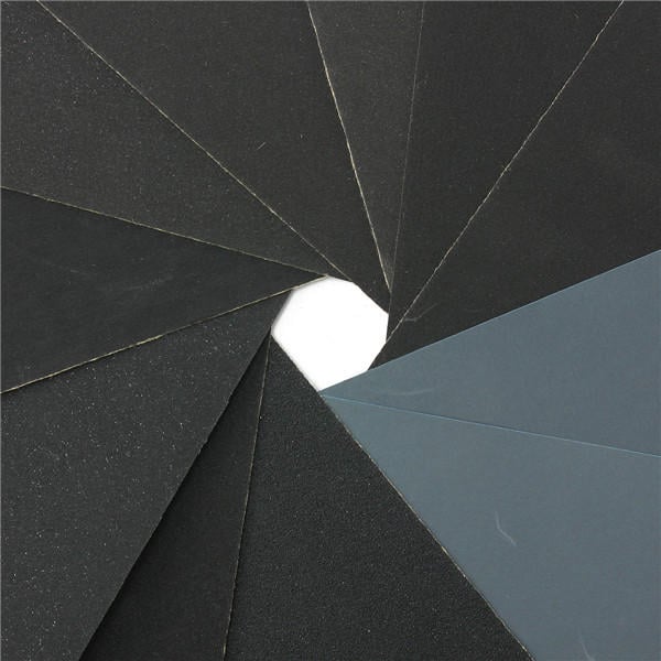 25pcs 230mm x 280mm Silicon Carbide Waterproof Sandpaper 240-3000 Grit Sanding Sheets Image 3