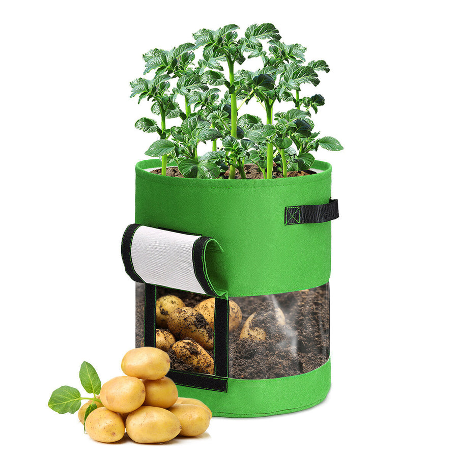 2pcs 10 Gallon Potato Bags Tomato Veg Reusable Balcony Patio Planters Bag Image 1