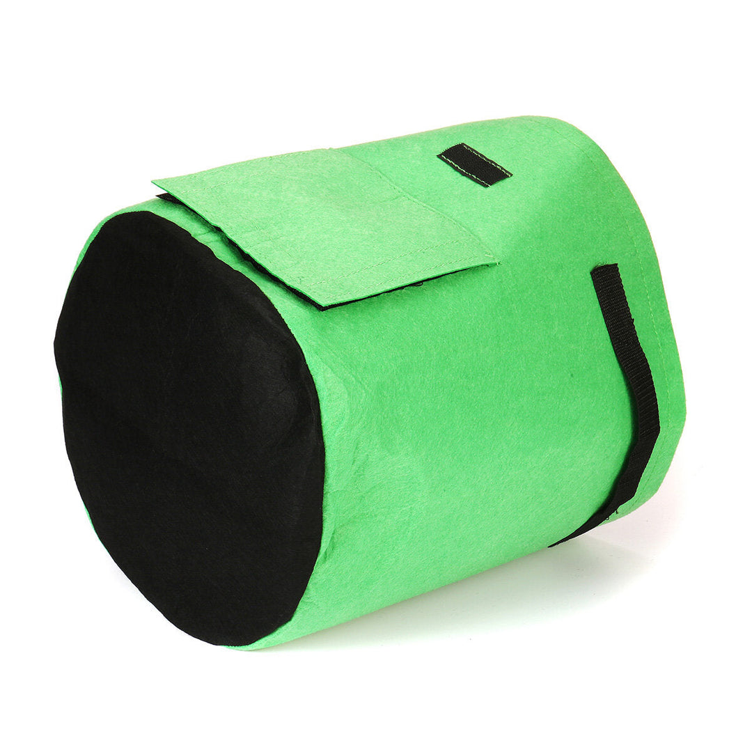 2Pcs 10 Gallon 37L Green Potato Planting Bag Pot Planter Vegetable Container Growing Garden Image 5