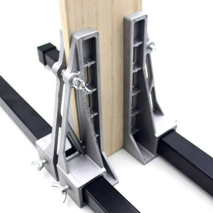 2Pcs 5-150mm Aluminum Alloy Gypsum Board Stand Sheet Support Frame Fixture Dry Wall Tool Image 6