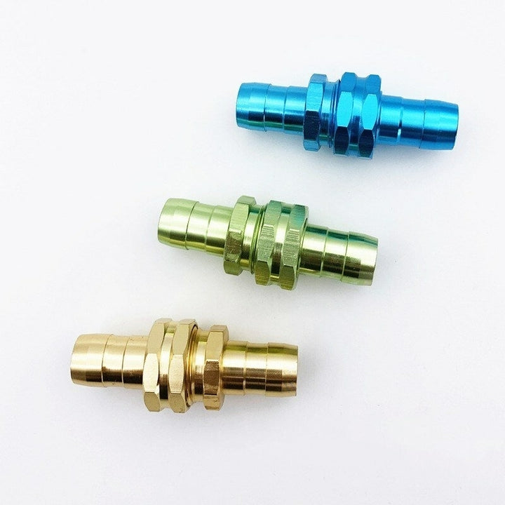 2Pcs Garden Hose Connector Water Hose Mender Garden Hose Repair Kit with 4pcs Tighten Clamps for 3,4 Inch or 5,8 Inch Image 1