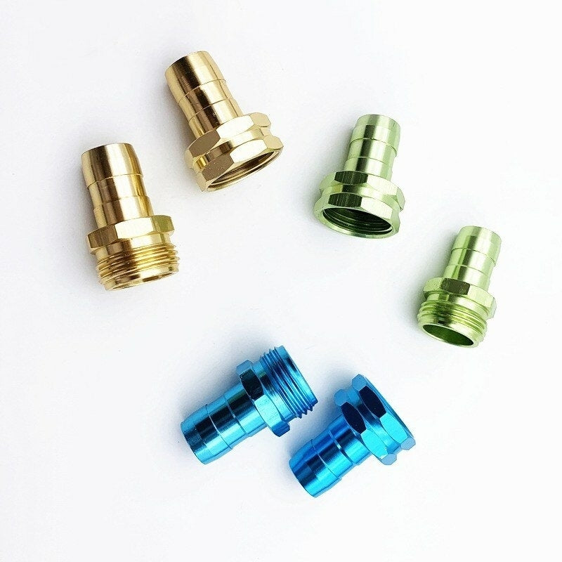 2Pcs Garden Hose Connector Water Hose Mender Garden Hose Repair Kit with 4pcs Tighten Clamps for 3,4 Inch or 5,8 Inch Image 3