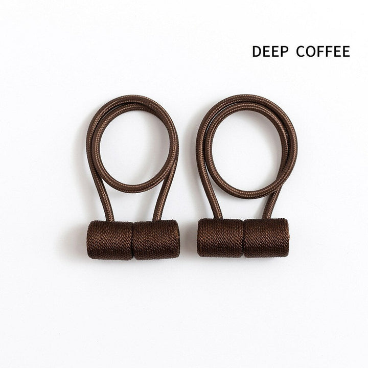 2Pcs Curtain Tiebacks Twist Random Modeling Window Holdbacks Decorative Home Office Rope Hook for Blackout and Sheer Image 1