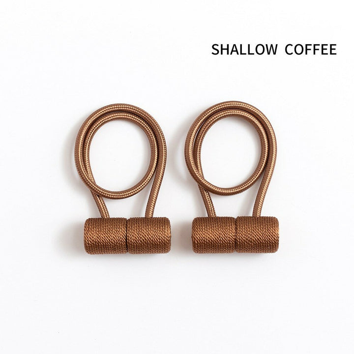 2Pcs Curtain Tiebacks Twist Random Modeling Window Holdbacks Decorative Home Office Rope Hook for Blackout and Sheer Image 4