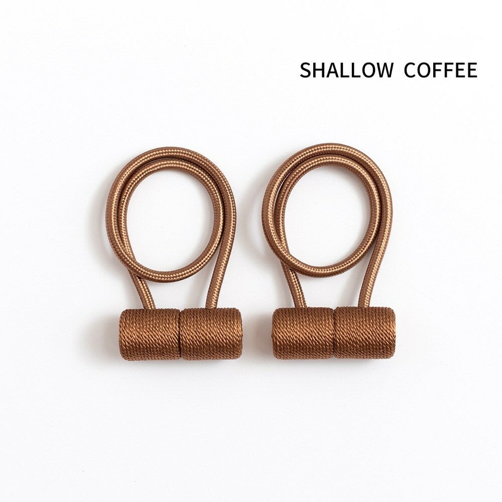 2Pcs Curtain Tiebacks Twist Random Modeling Window Holdbacks Decorative Home Office Rope Hook for Blackout and Sheer Image 1