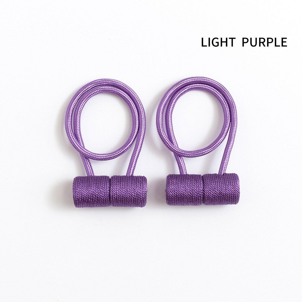 2Pcs Curtain Tiebacks Twist Random Modeling Window Holdbacks Decorative Home Office Rope Hook for Blackout and Sheer Image 5