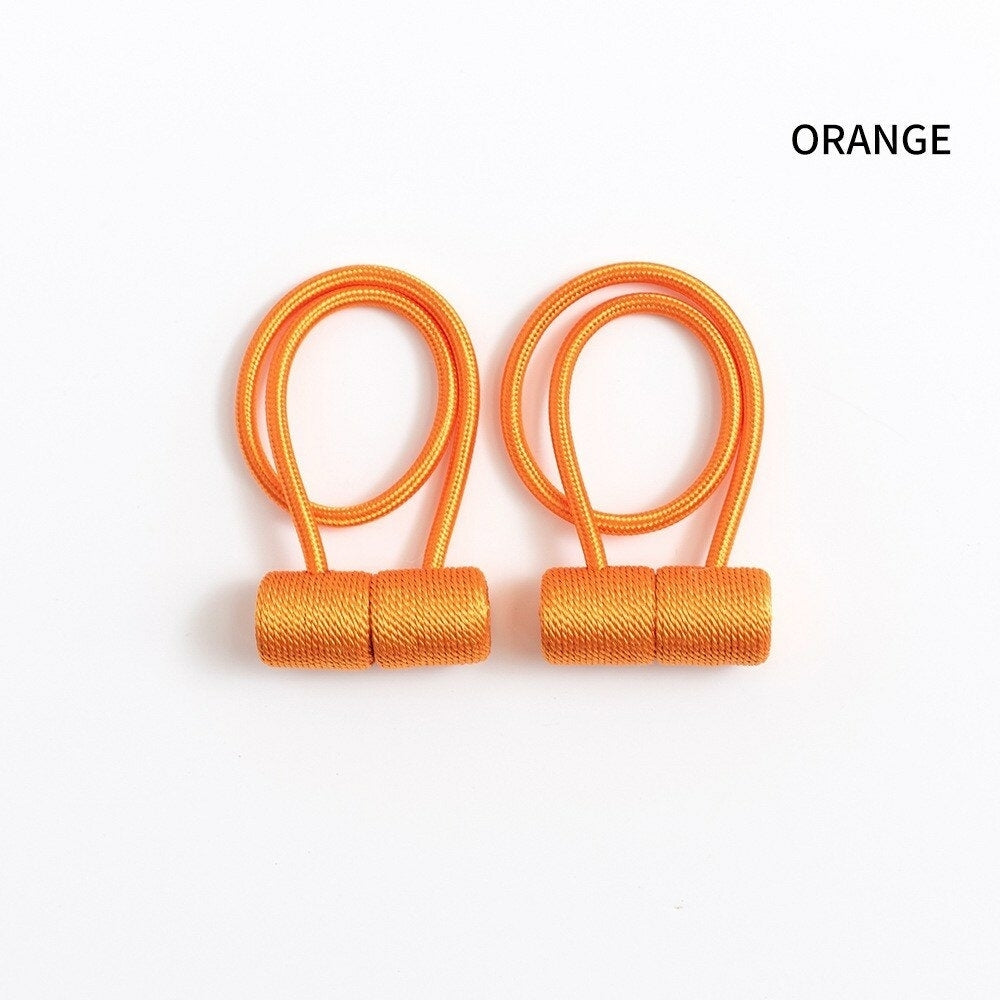 2Pcs Curtain Tiebacks Twist Random Modeling Window Holdbacks Decorative Home Office Rope Hook for Blackout and Sheer Image 8