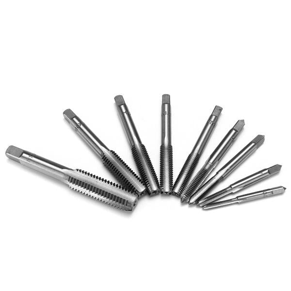 2Pcs M3 to M12 Industrial Metric HSS Right Hand Thread Tap Drill Bits Plug Taps Drill Bits Image 1