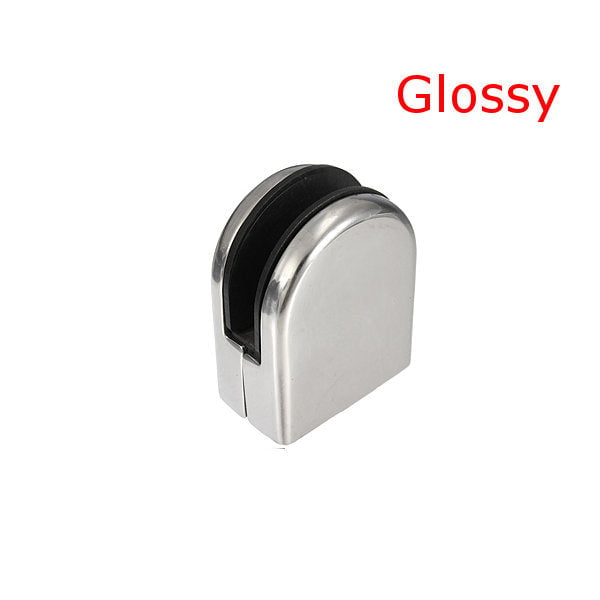 2Pcs Stainless Steel 304 Glass Clip Clamp Holder Flat for Handrail Window Image 4