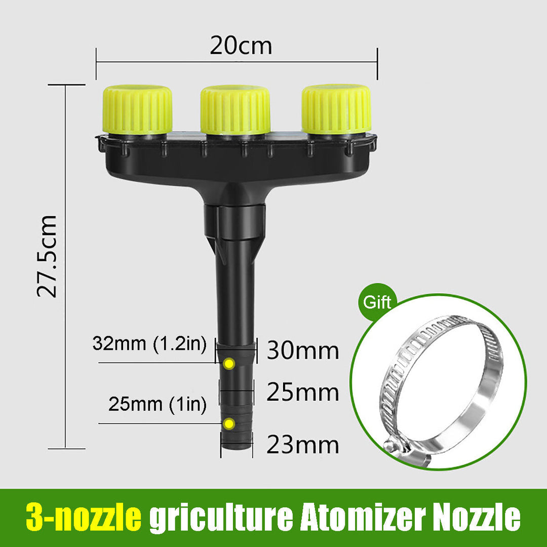 3,4,5,6 Nozzles Atomization Drip Water Sprayer Irrigation Sprinkler Kit for Agriculture Lawn Garden Patio Greenhouse Image 5