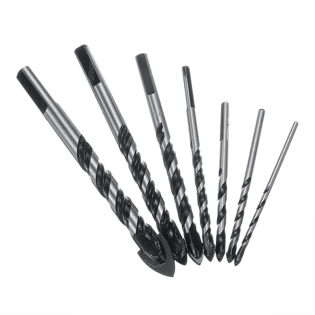 3,4,5,6,8,10,12mm Triangle Twist Drill Bit Concrete Glass Ceramic Tile Marble Drill Bit Image 2