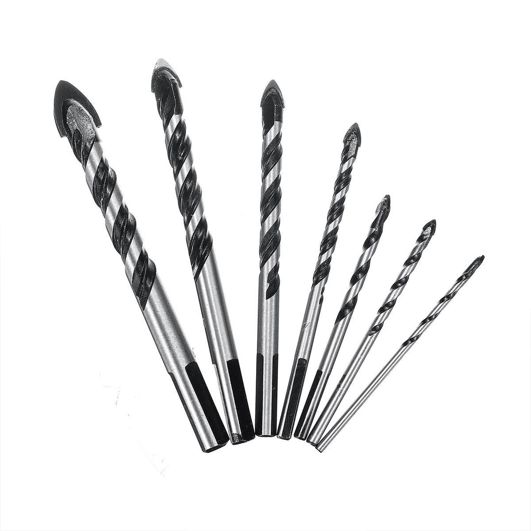 3,4,5,6,8,10,12mm Triangle Twist Drill Bit Concrete Glass Ceramic Tile Marble Drill Bit Image 3