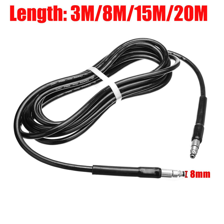 3,8,15,20M High Pressure Washer Water Hose for Black Decker PW1400 PW1500 Image 3