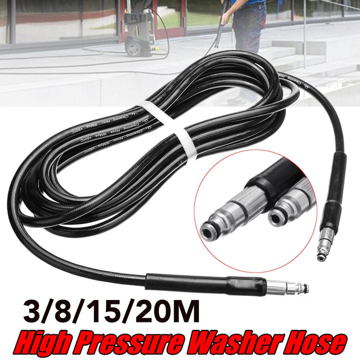 3,8,15,20M High Pressure Washer Water Hose for Black Decker PW1400 PW1500 Image 5