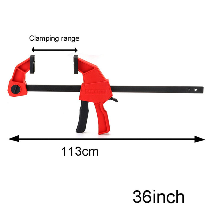 30,36 Inch Heavy Duty F Clamp WoodWorking Quick Grip Bar Plastic Grip Wood Clamp Image 5