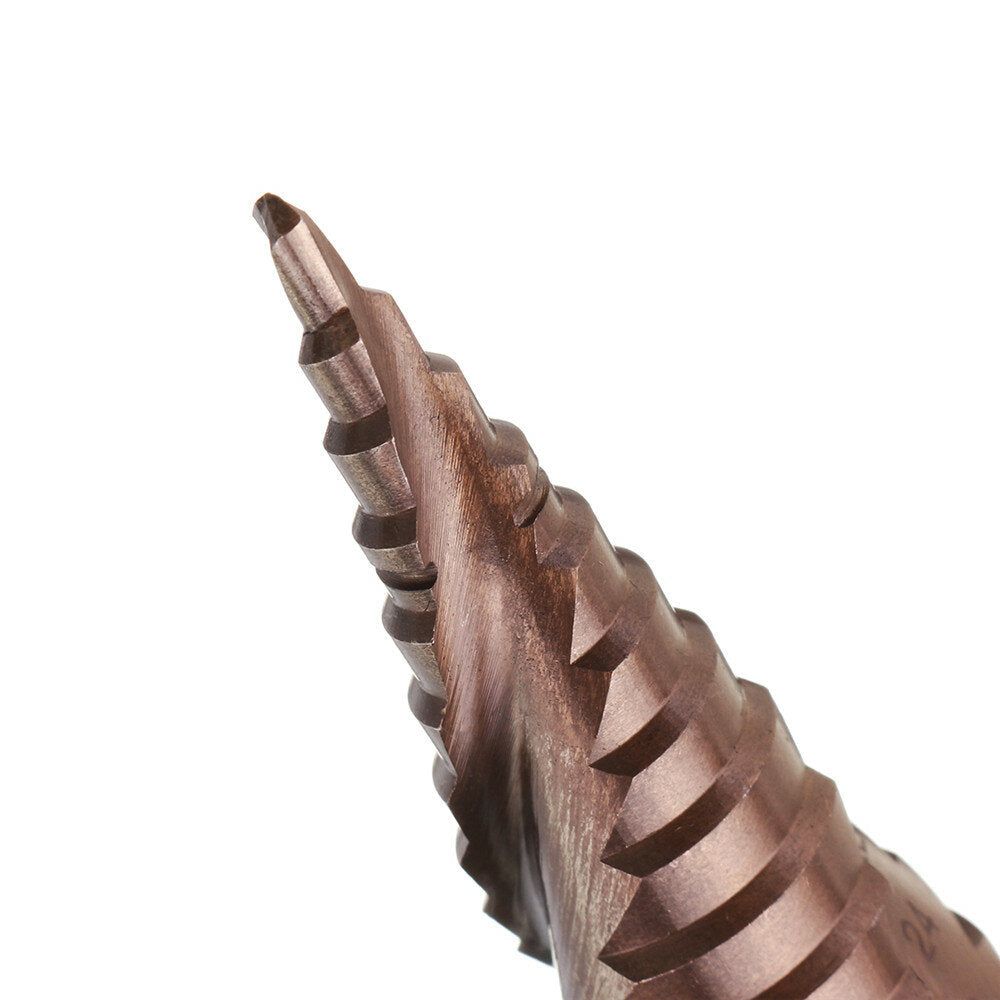 3-12,4-20,4-32mm M35 Cobalt Step Drill Bit 1,4 Inch Hex Shank HSS-Co Step Drill Bit Image 5