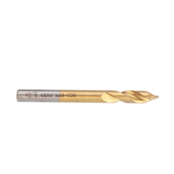 3-12mm Spot Drill 60 Degree Titanium Coated M42 Cobalt Chamfer Drill Location Center Bit Image 3