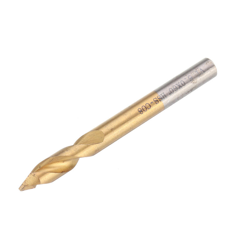 3-12mm Spot Drill 60 Degree Titanium Coated M42 Cobalt Chamfer Drill Location Center Bit Image 4