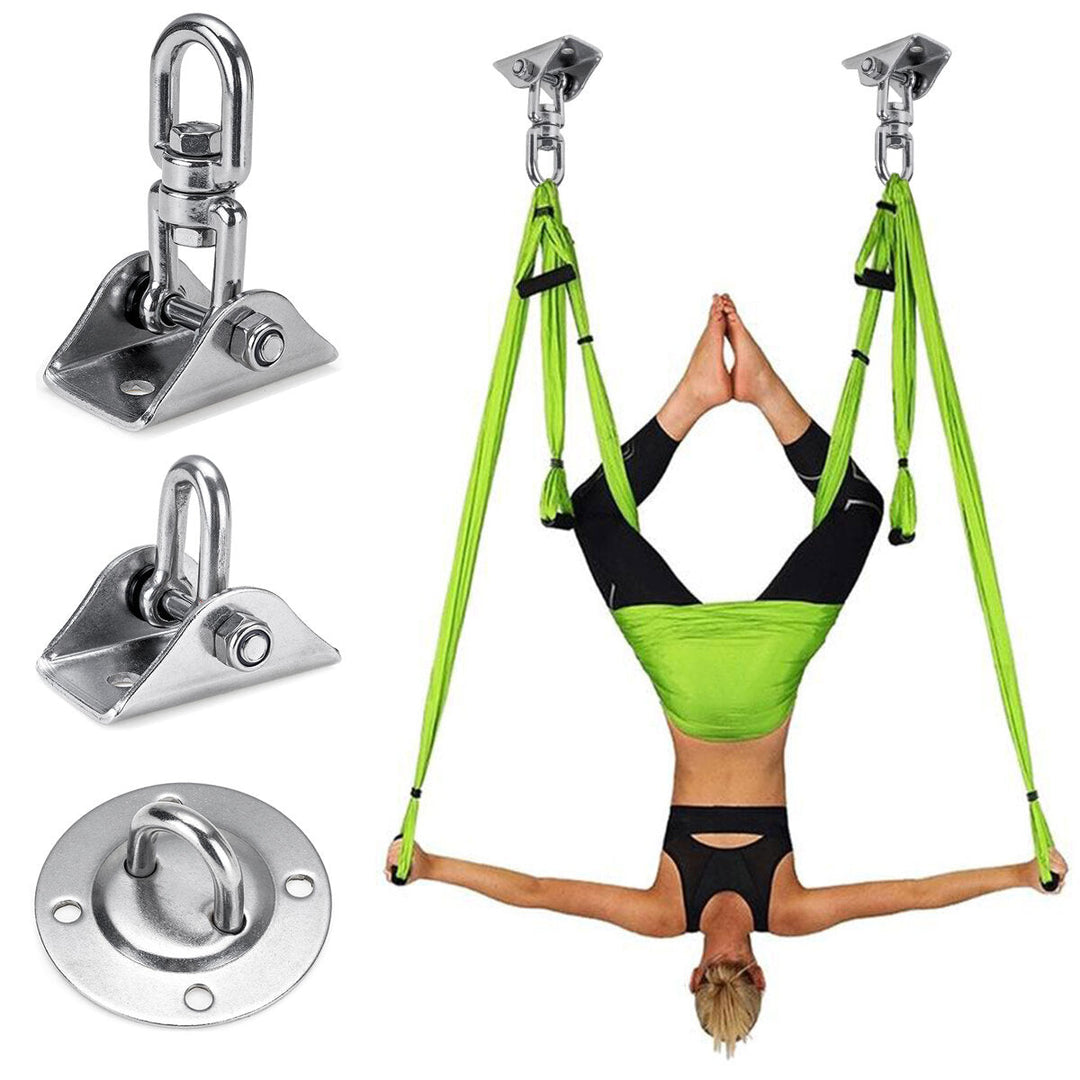 3-Types 180,360 Heavy Duty Swivel Hangers Stainless Steel Swing Hooks For Yoga Hammock Image 3