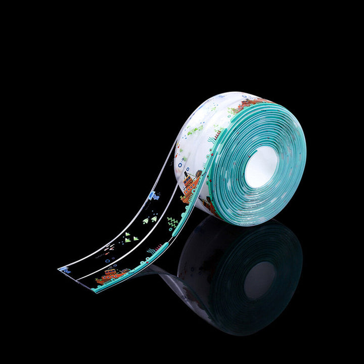 3.2M Transparent Waterproof Sealing Strip Self-adhesive Tape Mildew Proof Tape for Kitchen Bathroom Toilet Wall Corner Image 2