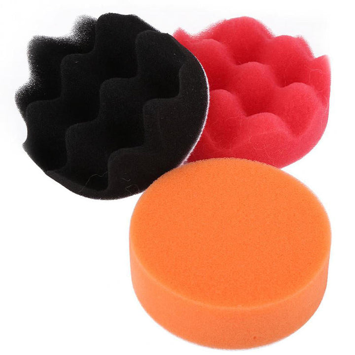 3 Inch Polishing Sponge Waxing Buffing Pad Kit Compound Car Polisher Wash Image 3