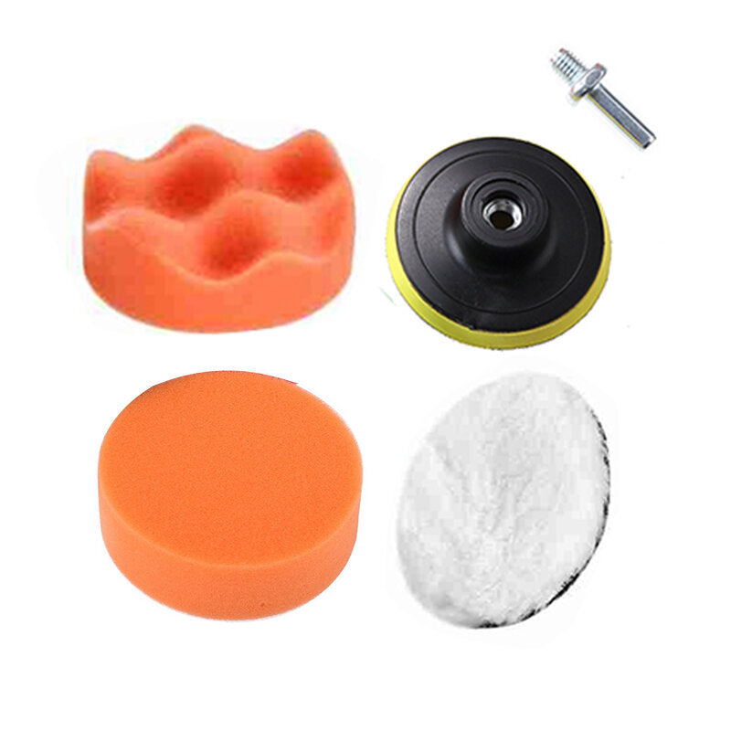 3 Inch Polishing Sponge Waxing Buffing Pad Kit Compound Car Polisher Wash Image 11