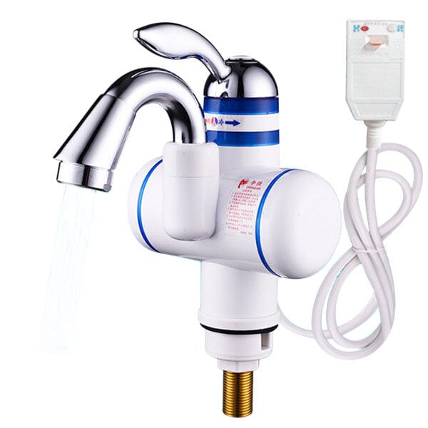 3 Seconds Instant Electric Shower Water Heater Tankless Faucet Bathroo Wate Image 1