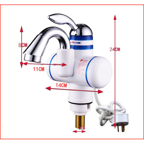 3 Seconds Instant Electric Shower Water Heater Tankless Faucet Bathroo Wate Image 4