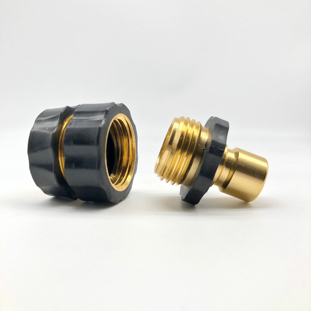 3,4 Inch Garden Hose Quick Connector Fittings Aluminum Easy Connector Fitting Male And Female Set Image 4