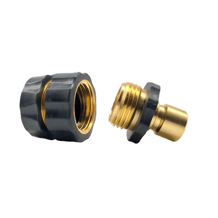 3,4 Water Hose Connector Universal Garden Quick Connect Set Quick-Connect Brass Adapter Image 5